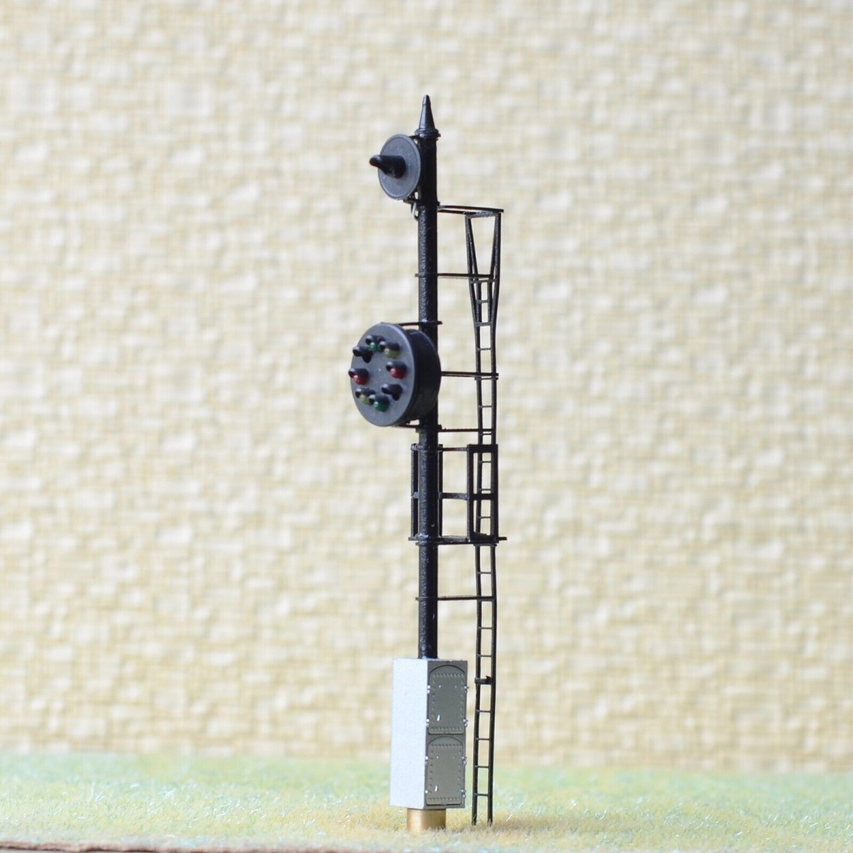 1 x HO scale model railroad B&O CPL color position light signal LED metal #U1B